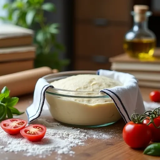 Tomato Basil Pizza Dough
